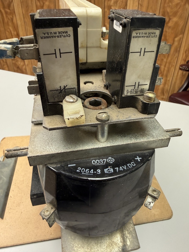 6702ED584 coil detail: 2064-3, 74V.DC